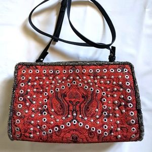 Zara Trafulic Crossbody Bag Textured with Design